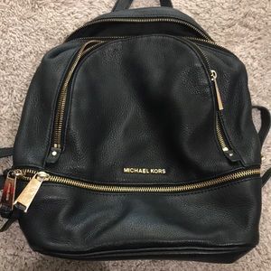 Black Michael Kors backpack